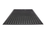 Bar Kitchen Industrial Multi-functional Anti-fatigue Drainage Rubber Non-slip Hexagonal Mat 18126063