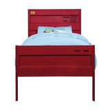 Red Twin Platform Bed B062P186402