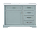 36" Bathroom Vanity Set with Ceramic Undermount Sink, 2 Tip-Out Drawers & Soft-Close Hinges, Modern W2896P318471
