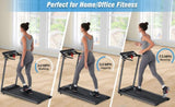 ZNTS NEW Folding Treadmills Walking Pad Treadmill for Home Office -2.5HP Walking Treadmill With Incline MS312896AAB