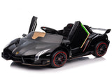 Lamborghini Poison Small Dual Drive 12V 4.5AH with 2.4G Remote Control Sports Car Electric Car Black 20960964