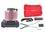 1KG Gold Melting Furnace 1500W 1100&degC/2012&degF, Compact High-Temperature Metal Casting Furnace 98525826