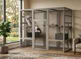 62.6" Outdoor Wooden Cat House Large Catio, Solid Wood Cat Cage Shelter Enclosure Playpen with W773P396361