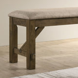 Raven Wood Fabric Upholstered Dining Bench T2574P164515