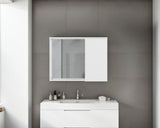 Nome Medicine Cabinet with Interior Storage Compartments, White B097P474278