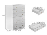 White particleboard with a textured melamine finish, 66*40*131cm, 52 drawer cabinet, matte gold 32996713