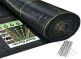 XISHAN 3'X300' Black HDPE 70 Gram Weed Barrier Fabric 89960193