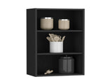 Wall Cabinet 36" H, 3 shelves, Black B097P250922