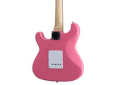 KST Stylish H-S-S Pickup Electric Guitar Kit with 5W AMP Bag Guitar Strap Strings rose red 24387924