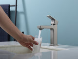 Gun Gray Single Hole Bathroom Faucet,Laundry Vanity Sink Faucet with Two 9/16" HosesUnable ship on 05549224