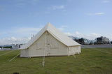 SAM&HAIBEI Canvas Tent Bell Tent Glamping, 4 Seasons Yurt Tent Camping, 4M/5M Cotton Canvas Tent W2967P228988