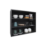 Wally 36" Wide x 30"H 3-Tier Open Wall Cabinet, Wall Shelf, Storage Cabinet, Cube Shelf Bedroom, B070P254763