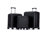 20"/24"/28" 3 pcs/set in ABS Spinner Wheel Luggage, Carry on Suitcase, with Cup Holder & USB Port & 99987714