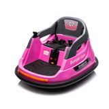 ZNTS 12V ride on bumper car for kids,1.5-5 Years Old,Baby Bumping Toy Gifts W/Remote Control, LED W1396126983