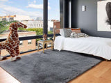 6ft x 9ft Rugs for Living Room,Grey Fluffy Carpet Large Fuzzy Plush Shag Comfy Soft, Non-Slip Indoor 14921504
