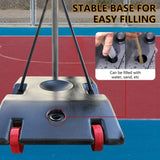 Portable Basketball Hoop for Youth Adults & Kids,Adjustable Height 6.89 ft to 10.01 ft,34 inch W3297P297457