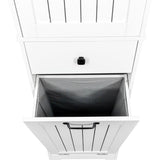 Laundry Cabinet ,with 1 Storage cabinet and 1 Drawer - White W331P235403