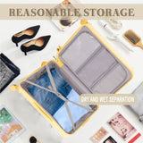 ABS Spinner Wheel Luggage, Carry on Suitcase, with Cup Holder & USB Port & Phone Holder W2787P262958