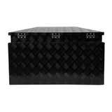 ZNTS 33 Inch Heavy Duty Diamond Plate Aluminum Trailer Tongue Box Pickup Truck Tool Box Storage Organizer W1239125503