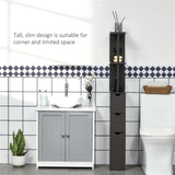 Bathroom Storage Cabinet-Brown 73241471