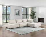 Living Room Furniture Tufted Accent Chair with Bolster Pillow Beige Boucle Fabric Upholstered 1pc B011P180908