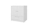Sinclair Freestanding Bathroom Vanity with Sink, Two Doors and Bottom Drawer, White B128P314810