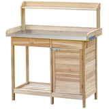 Garden Work BenchOpen Shelf Storage 86115949