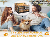 Multi-function Furniture Style Dog Crates Storage, Dog Crate Furniture Large Wooden Dog Kennel W840P291740