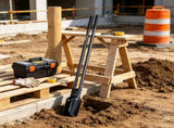 Heavy Duty Post Hole Digger 57.5-Inch, Manual Hole Digger with Carbon Steel Handle, Scale Markings & 32446276
