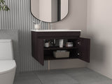 Bathroom Vanity with Sink, 2 Doors, 2 Shelves B097P296873