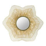 D27x2.4" Metal Mirror, Wall Mounted Mirror Home Decor for Bathroom Living Room W2078P296029