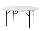 48inch Round Folding Table Outdoor Folding Utility Table White 52514131
