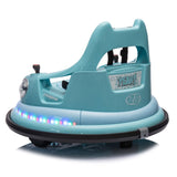 ZNTS 12V ride on bumper car for kids,electric car for kids,1.5-5 Years Old,W/Remote Control, LED Lights, W1396132725