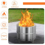 ZNTS 19.3*19.3*16.7in Smokeless Fire pit 82009867