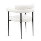 Woker Dining Chairs Set of 2, Mid-Century Modern Dining Chairs, Kitchen Dining Room Chairs, Round W1567139484