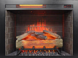 28inch Infrared Electric Fireplace Insert, Touch Panel Home Decor Heater, With Cracking Sound W1769P191328