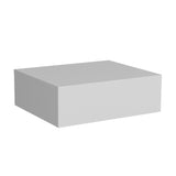 Milano Floating Nightstand , End Table, Side Table Wall-Mounted with Drawer -White -Bedroom B070137822