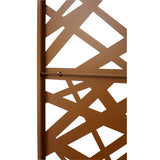 Outdoor & Indoor Privacy Metal Privacy 76" H48" W, Freestanding Decorative Privacy W465P193275