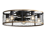 20 Inch Indoor Caged Ceiling Fan with Light Remote Control LED Bulb Ceiling Fan W934P146855