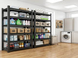 6-Tier Metal Storage Rack, 82"H Garage Shelving, Adjustable Shelves & Reinforced Double-Layer 41068774