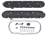 Black Cast Aluminum Tall LS Valve Covers with Coil Mounts For GM LS1 LS2 LS3 80869958