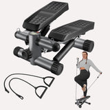 ZNTS Steppers for Exercise, Stair Stepper with Resistance Bands, Mini Stepper with 330LBS Loading 89983691