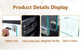 American-Style Non-Lit Glass Display Cabinet Soft-Close Drawer Slides 3 W2920P303684