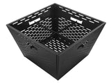 Burn Barrels with Bottom Board for Outside, Thick Burn Case for Yard Waste, Low Smoke Design 57734931