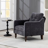 Accent Comfy Chenille Chair w/USB charging port,Mid,Soft,High-support Rebound Sponge,Ergonomic W2715P312493