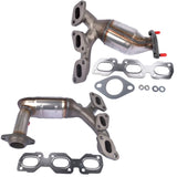 ZNTS Exhaust Catalytic Converter Manifold for Ford Escape 3.0L 2001-2007 673-830 674-830 16412 16410 70611957