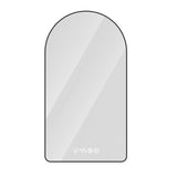 32"x60"Arched LED Mirror for Bathroom,Time and temperature display, Backlight, Anti-Fog, Dimmable, W2709P329053