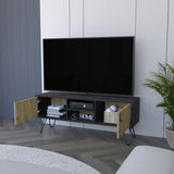 Tv Stand B Magness, Living Room, Black / Macadamia B092142844