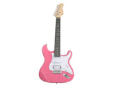 KST Stylish H-S-S Pickup Electric Guitar Kit with 5W AMP Bag Guitar Strap Strings rose red 24387924