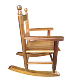 ZNTS Children's rocking oak chair- Indoor or Outdoor -Suitable for kids-Durable 88851000